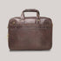 Omrith Genuine Leather Brown Croco Laptop Messenger Bag For Men